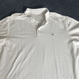 Tommy Bahama polo Men's White Shirt